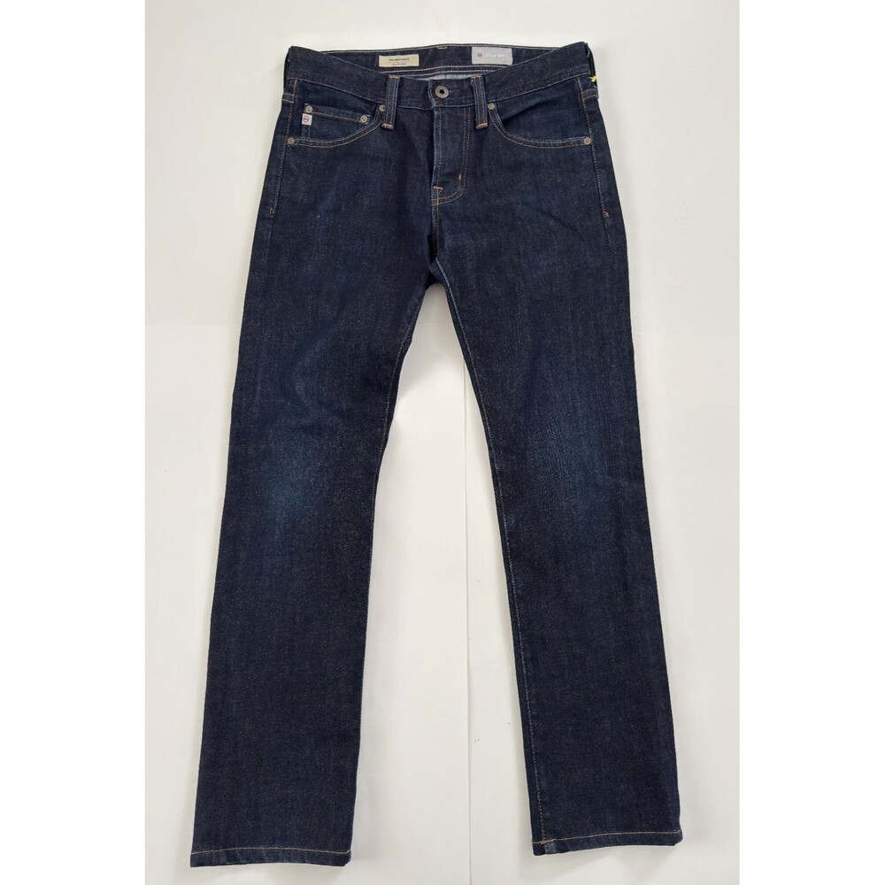AG ADRIANO GOLDSCHMIED The Matchbox Slim Straight 360 Blue Jeans Size 29x34